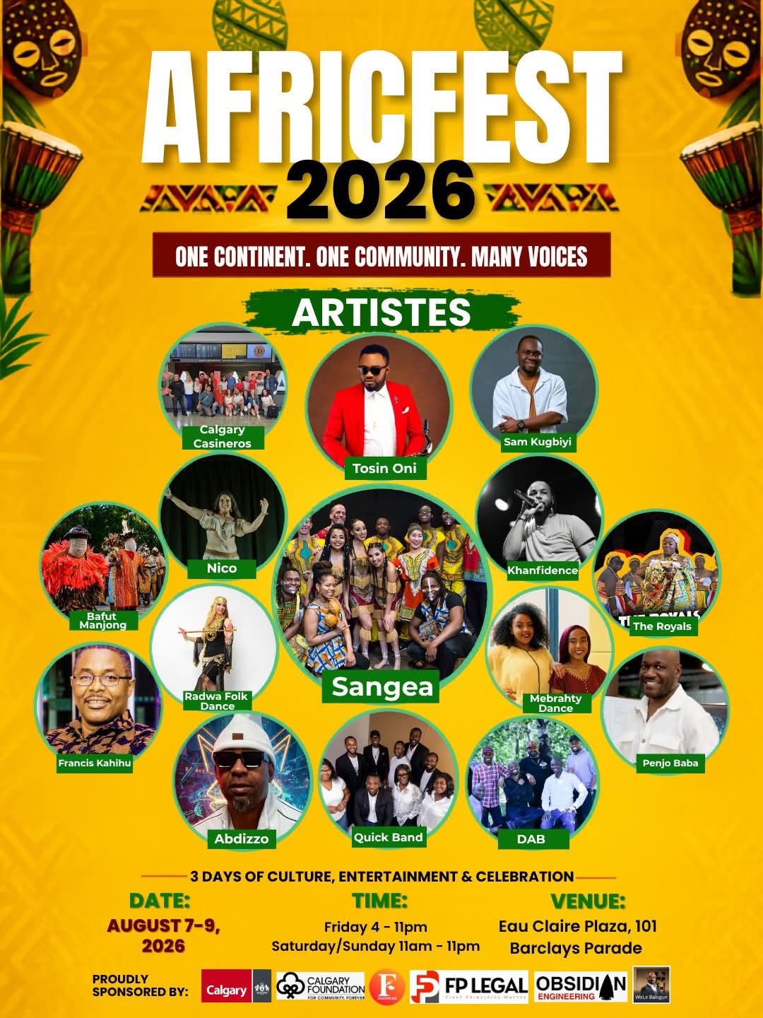 AfricFest 2026 lineup